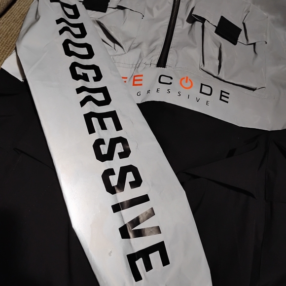 life code Other - Men's Black and Gray Raincoat
